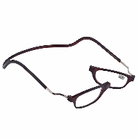 Leesbril donker Bruin XL